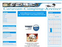 Tablet Screenshot of caravan-kreiser.de